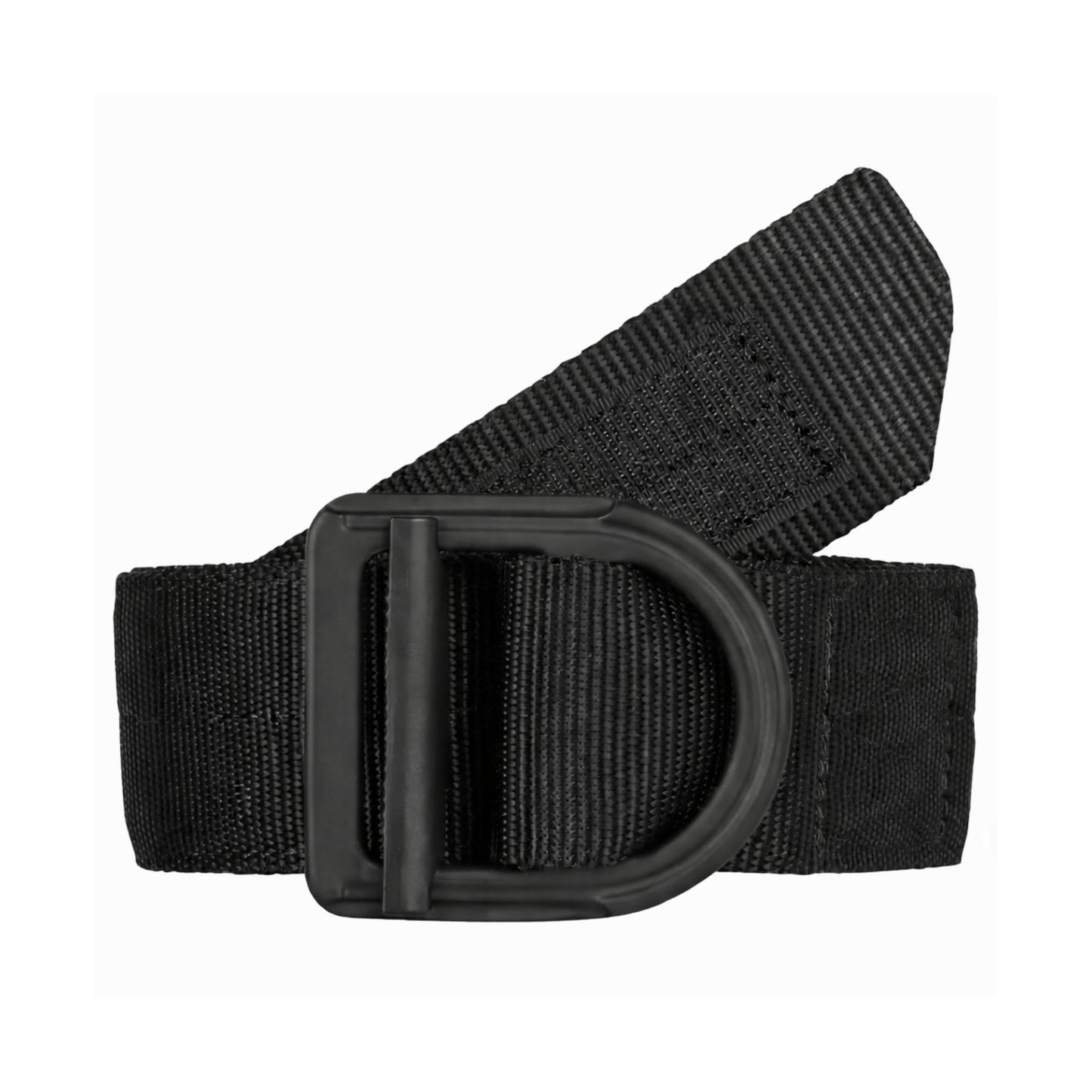 Heavy duty tactical battle belt buckle with reinforced nylon strap and secure D-ring design
