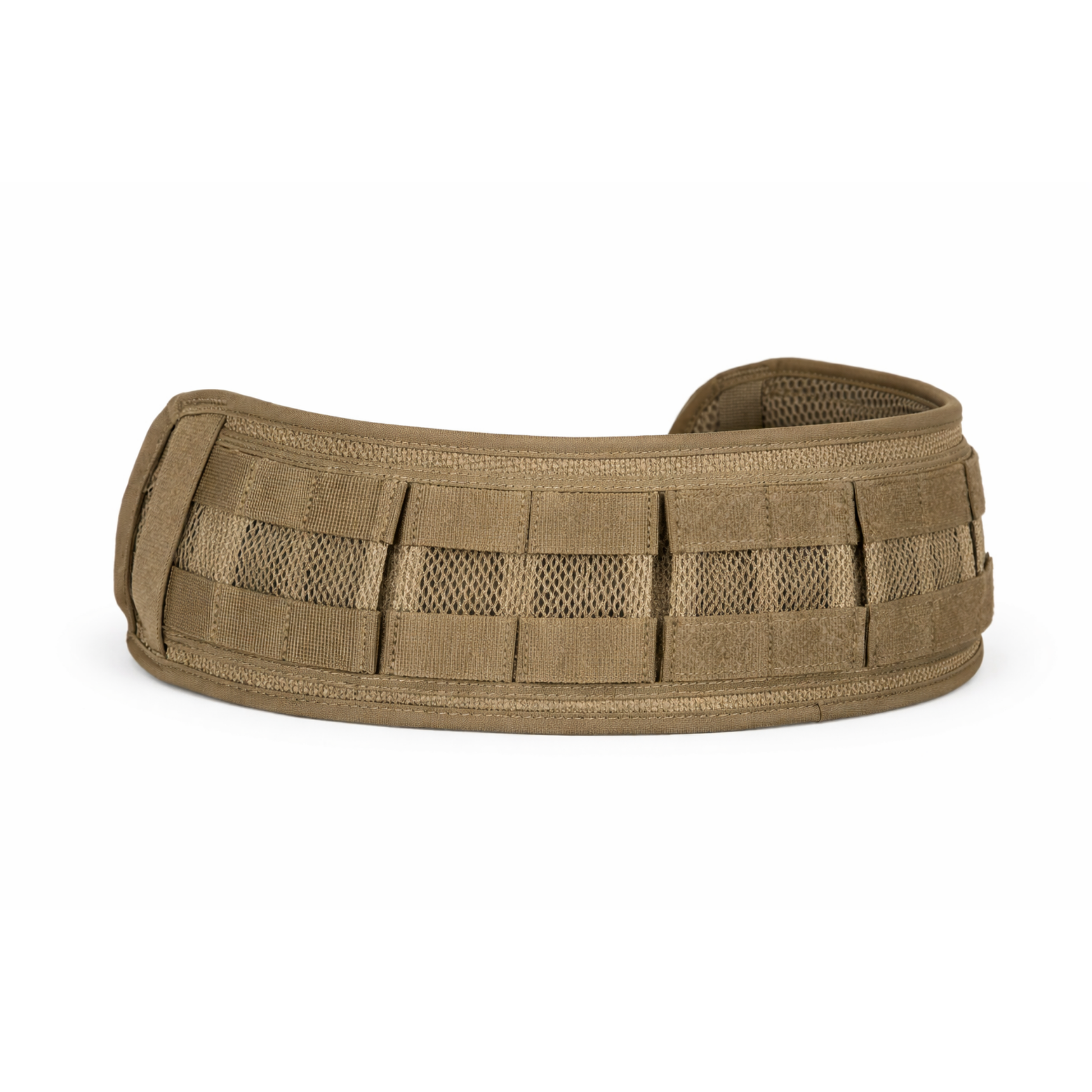 MOLLE exterior detail of modular load bearing tactical battle belt